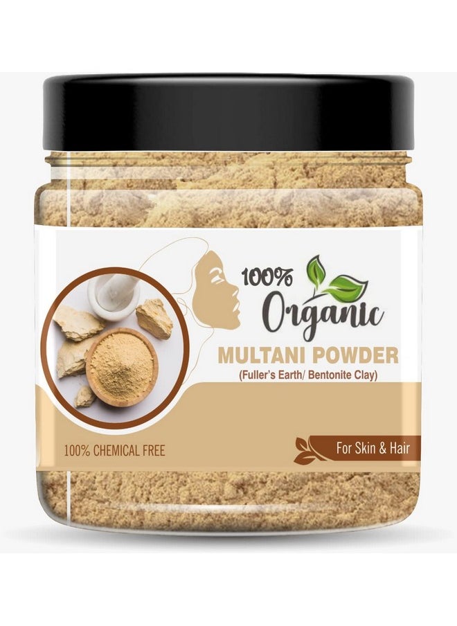 Organic Pure Multani Mitti Powder (Fuller'S Earth) Skin Face Clays (350G)  - Image 1