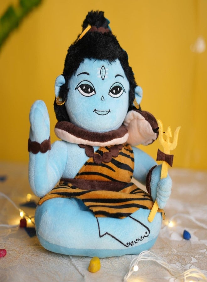 Panda's Box Mantra Chanting Baby Shiva | Musical Soft Plush Toy | Non-Toxic, Safe | Interactive Stuffed Toys | Best Birthday Gift for Newborn Kids (Boys, Girls) | Free Colouring Book | Medium 28 CM - Image 5