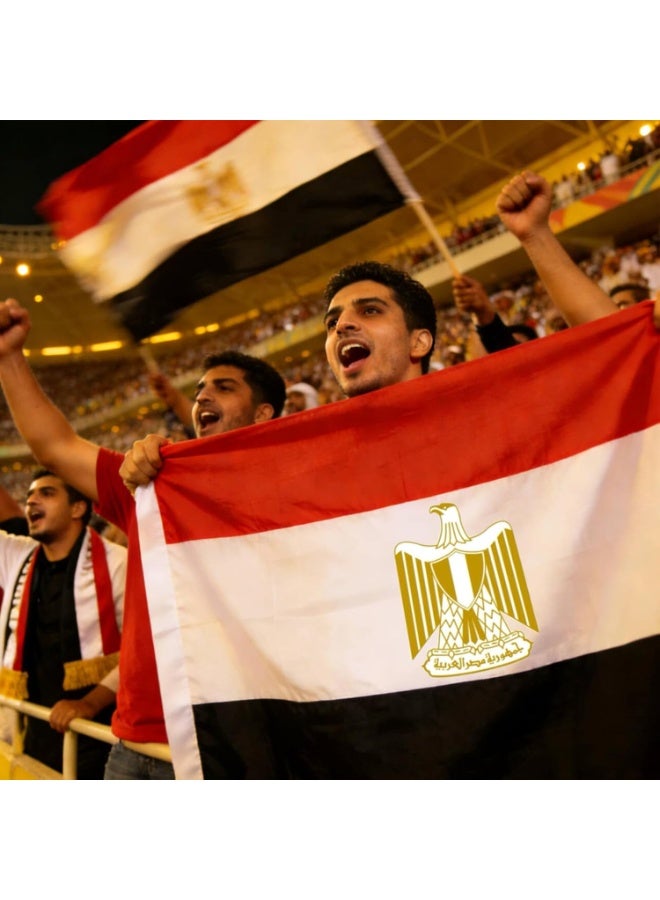Egypt Flag 3×5 Ft – Polyester Banner with Grommets for Outdoor & FIFA World Cup 2026 Decor ⚽🇪🇬 - Image 3