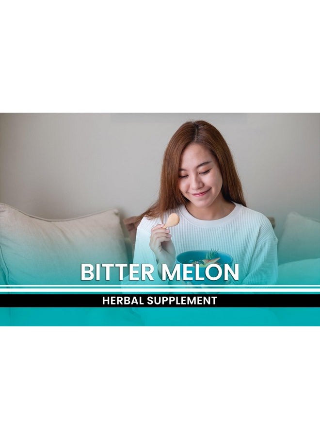 PURE ORIGINAL INGREDIENTS Bitter Melon Extract (730 Capsules) No Magnesium Or Rice Fillers, Always Pure, Lab Verified