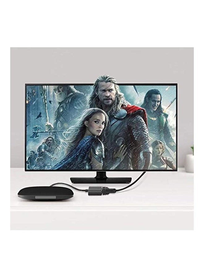 Display Port To VGA Adapter Cable Black/Gold - Image 3