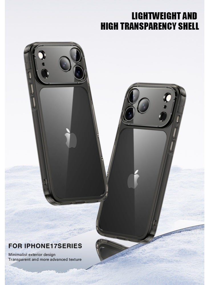 IPhone 17 Pro Max Case-Transparent, Crystal Clear with 4 Corner Airbags & Raised Camera Guard, Anti-Yellowing & Military-Grade Shockproof，grey - Image 2