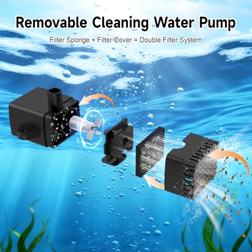 Yzert Solar Fountain, 3-Level Adjustable Water Height, 3.5W Glass Powerful Outdoor Fountain Pump with Rotating Rods & 7 Nozzles for Bird Bath, Garden, Pond, Patio, Flower Pot (2026 Model, Black) - Image 5