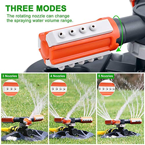 NILKANTH® Automatic 360 Rotating Lawn Garden Large Area Coverage Water Sprinkler for Yard and Lawns (2020 Update) - Image 4