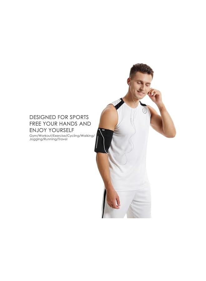 Green Tiger Generic Running Armband Sleeve, Universal Sports Armband Cell Phone Holder Armband for Exercise Workout, Compatible with iPhone 15/14/13/Plus/Pro Samsung Galaxy All Phones - Image 2