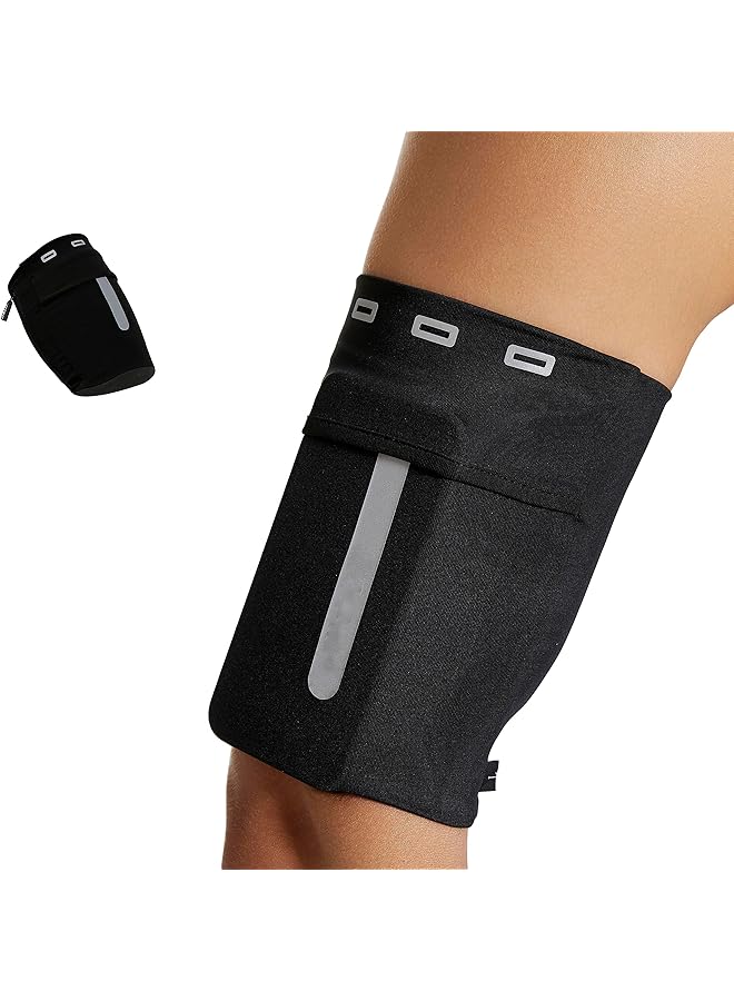 Green Tiger Generic Running Armband Sleeve, Universal Sports Armband Cell Phone Holder Armband for Exercise Workout, Compatible with iPhone 15/14/13/Plus/Pro Samsung Galaxy All Phones - Image 1