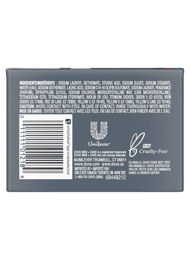 Dove Men+Care Dove Men + Care Body And Face Bar, Deep Clean, 4 Bar - Image 2