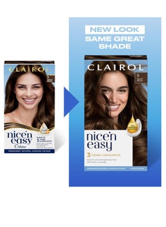CLAIROL Nicen Easy Crème Natural Looking Oil Infused Permanent Hair Dye1 Blackest Black  - Image 2