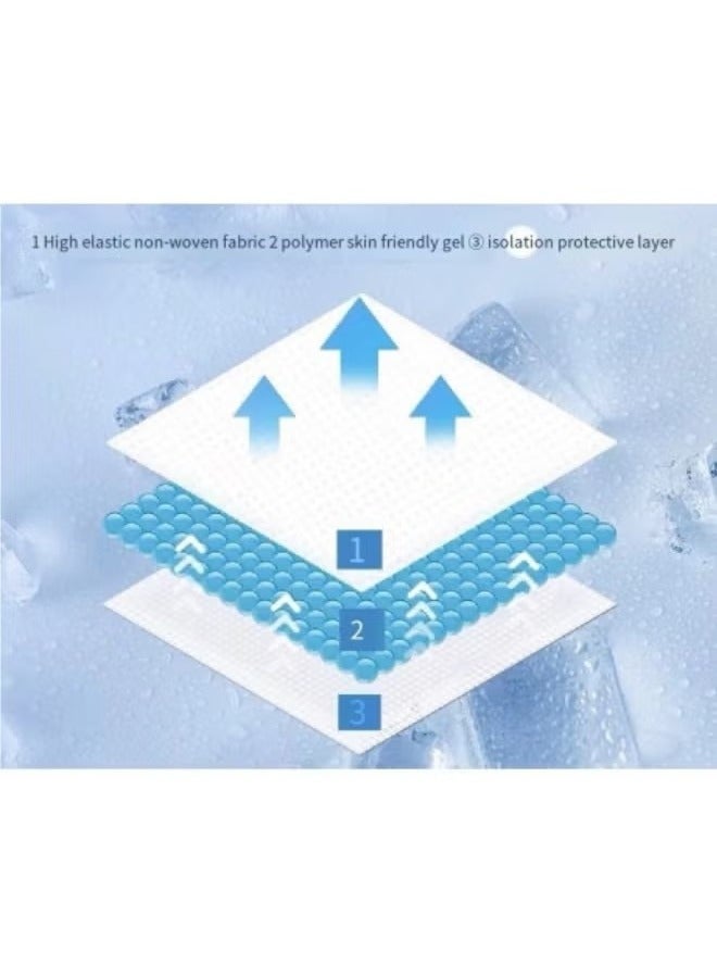 Realfrog 10 Pieces Of Cooling Stickers Cooling Patch Rabbit Pattern Heat Dissipation Stickers  - Image 3