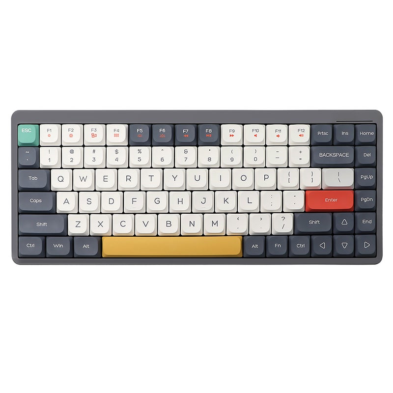 YK75 84 مفتاحًا ثلاثي الوضع (2.4G+BT5.0+Type-C)
5 مستويات لمعان
17 تأثيرًا إضاءويًا
تبديل سريع بين نظامي Win/Mac
مفتاح كامل بدون ثقب
بطارية ليثيوم مدمجة
متوافق مع MacBook و iMac و iPhone و iPad
نظام ويندوز
رمادي
محور أحمر قصير - Image 3