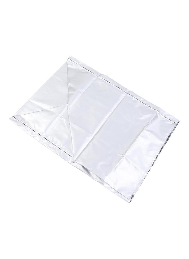 Thoraya Washing Machine Dustproof Sun Protective Waterproof Polyester Silver Cover Dryer Cover for Home Laundry Room  - Image 5