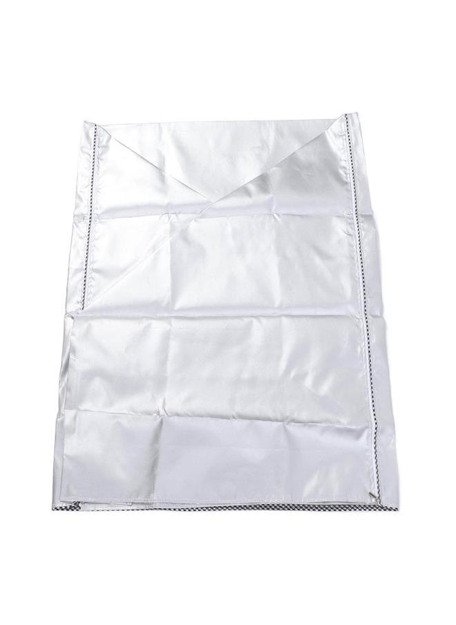 Thoraya Washing Machine Dustproof Sun Protective Waterproof Polyester Silver Cover Dryer Cover for Home Laundry Room  - Image 1
