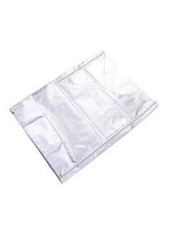 Thoraya Washing Machine Dustproof Sun Protective Waterproof Polyester Silver Cover Dryer Cover for Home Laundry Room  - Image 3