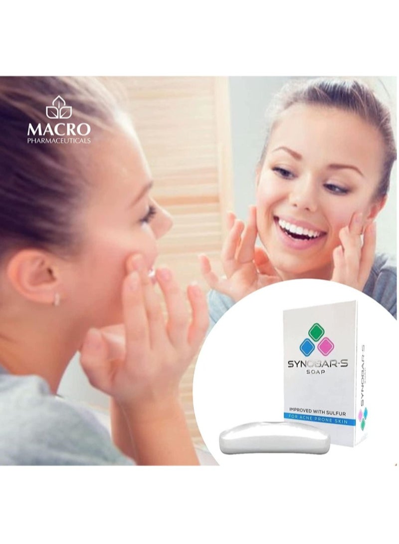 صابون للبشرة المعرضة لحب الشباب - تنظيف عميق وعناية لطيفة (100 جرام)