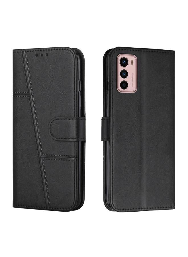 S-TOP Case For Motorola Moto G42 Stitching Calf Texture Buckle Leather Phone Case - Image 1