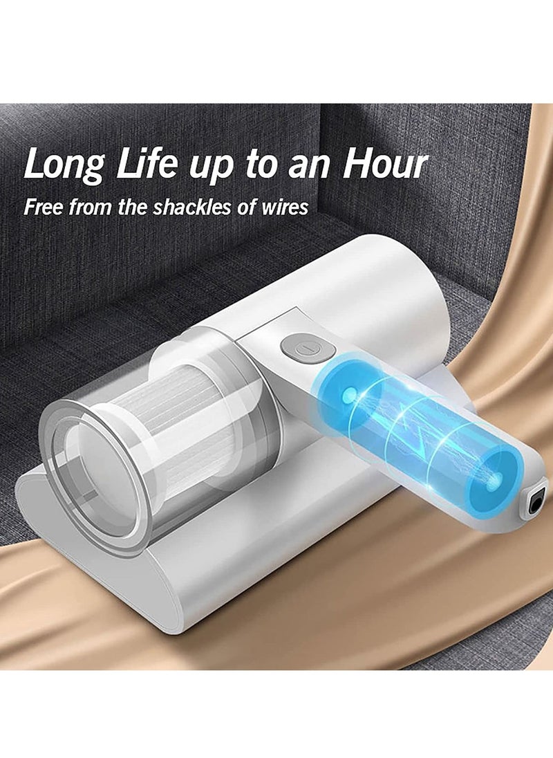 Generic - Handheld UV Light Vacuum Cleaner 10KPa Effectively Removes Dust Mites Bed Bugs Collector for Bed Home Mattress Pillows Cloth Sofas Carpets - Image 1