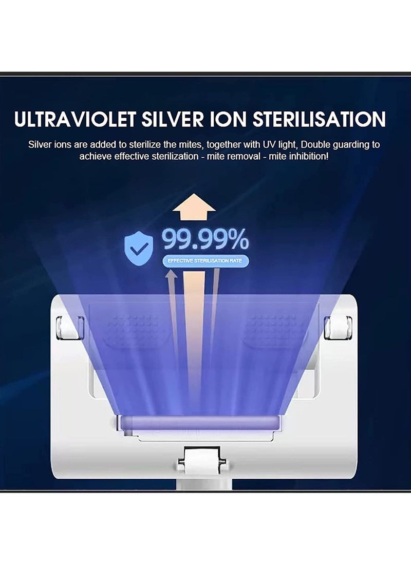 Generic - Handheld UV Light Vacuum Cleaner 10KPa Effectively Removes Dust Mites Bed Bugs Collector for Bed Home Mattress Pillows Cloth Sofas Carpets - Image 1