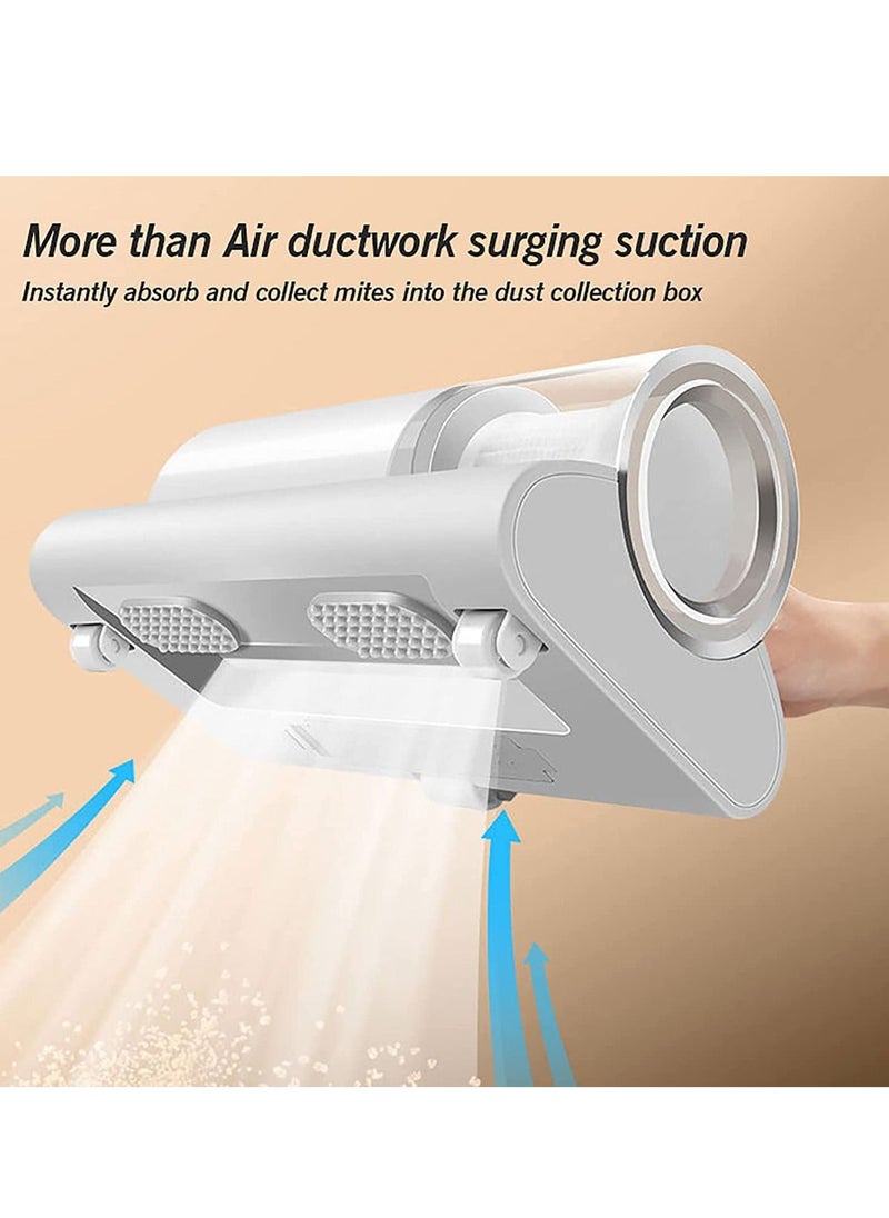 Generic - Handheld UV Light Vacuum Cleaner 10KPa Effectively Removes Dust Mites Bed Bugs Collector for Bed Home Mattress Pillows Cloth Sofas Carpets - Image 1
