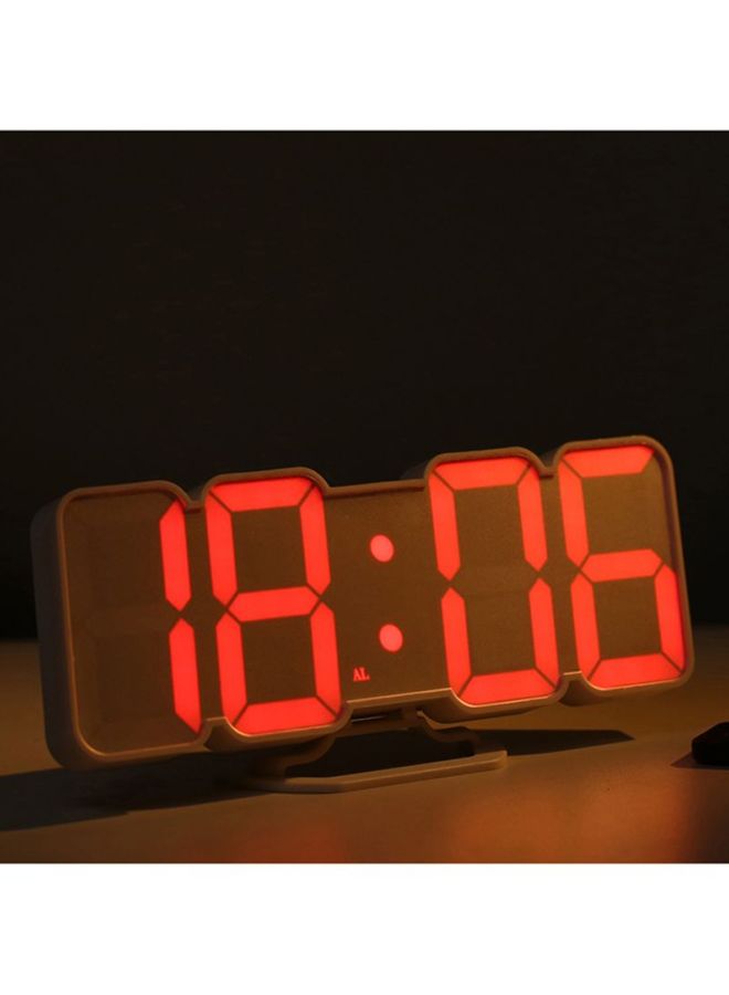 LED Alarm Clock in Black or White, Wireless, 23.5 x 4 x 9.2cm dimensions - Image 5