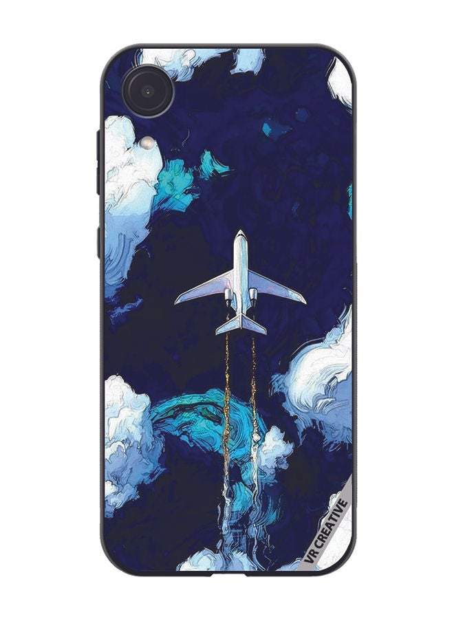 VR CREATIVE Protective Case Cover For Samsung Galaxy A03 Core Aeroplan Design Multicolour - Image 1