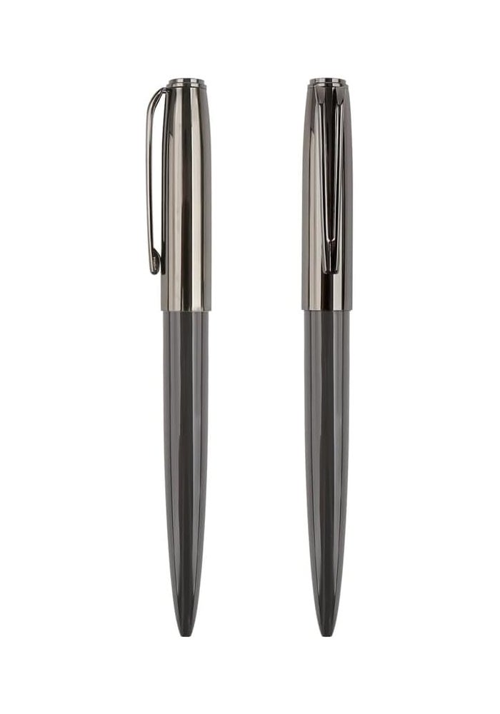 Elegant Metal Twist-Action Ballpoint Pen Set