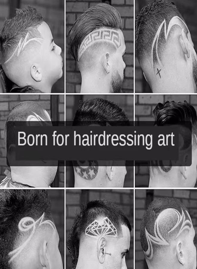 Rechargeable Hair Trimmer & Clipper – Stainless Steel Cutter Head, Super Strong Motor, Ergonomic Grip, Low Noise, Cordless Grooming Tool for Men – USB Charging - Image 4