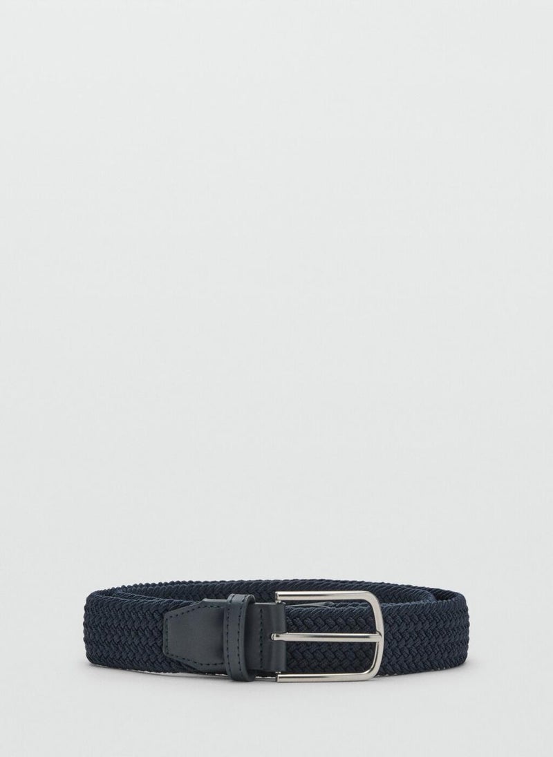 Mango Man Braided Elastic Belt  - Image 1