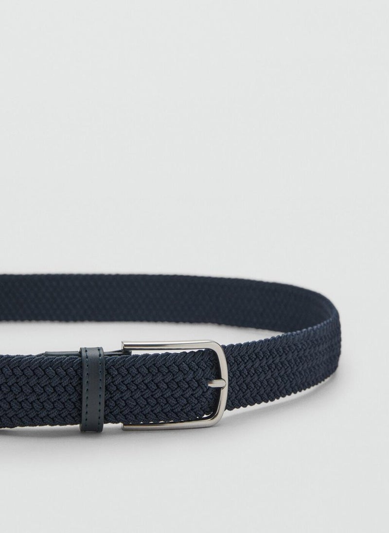 Mango Man Braided Elastic Belt  - Image 2