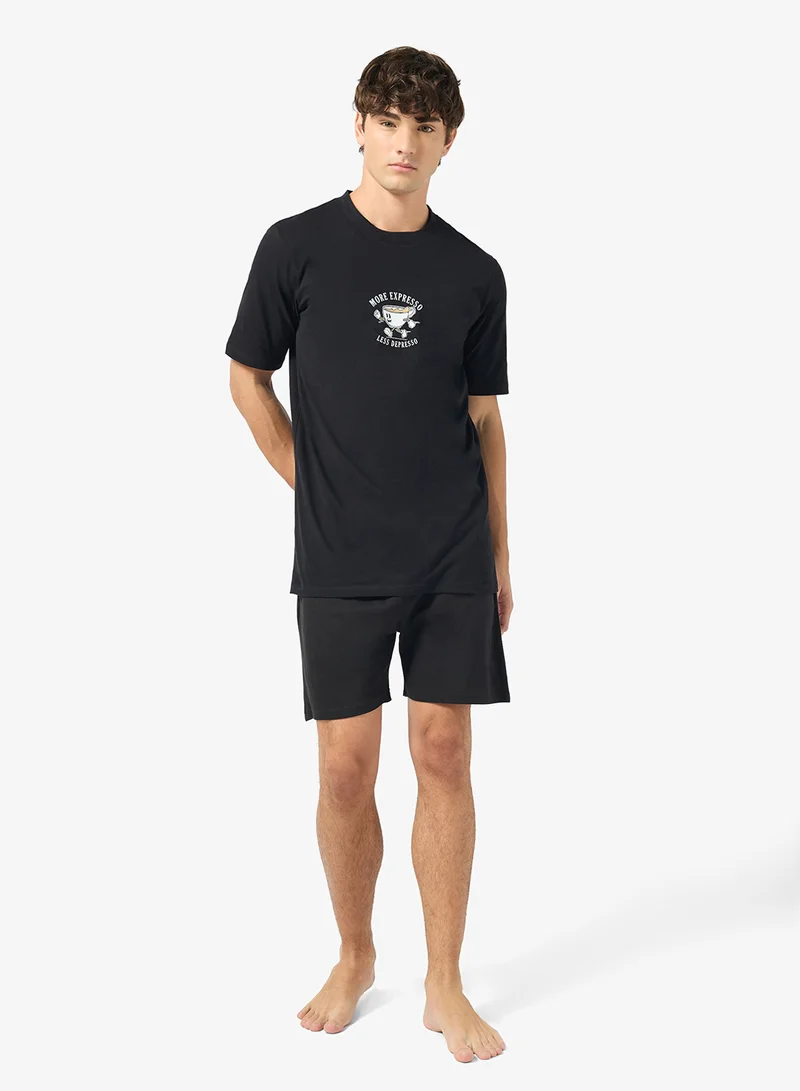 Nightwear T-Shirt & Shorts Set