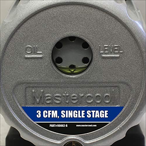 MASTERCOOL 3 CFM Single Stage Vacuum Pump 90062-B - Image 5