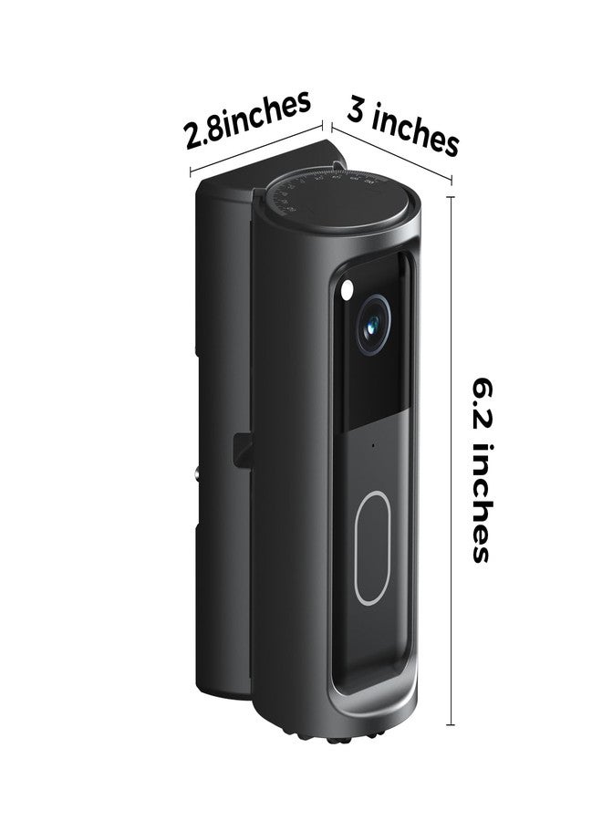 KERZEAT Blink Doorbell Mount Adjustable 360° Degree Angle Compatible with Blink Video Doorbell(2025 Model), No-Drill Camera Bracket Holder for Home, Apartment & Dorm (Adhesive Mount) - Image 5