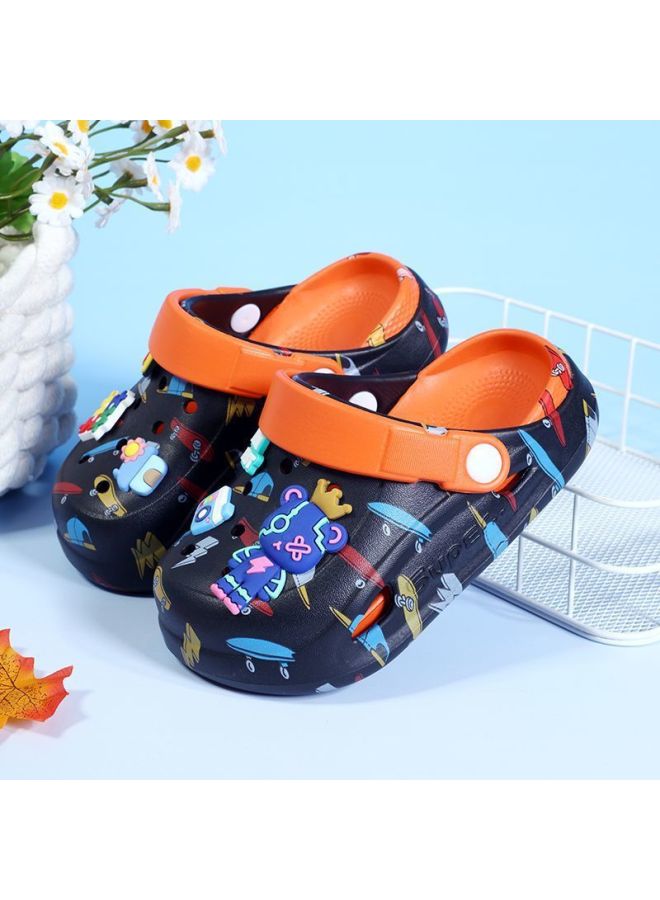 Children's Sandals 2025 Summer New Style Crocs Boys Anti-slip Soft Sole Closed-toe Outdoor Beach Sandals For Big Kids - Image 3