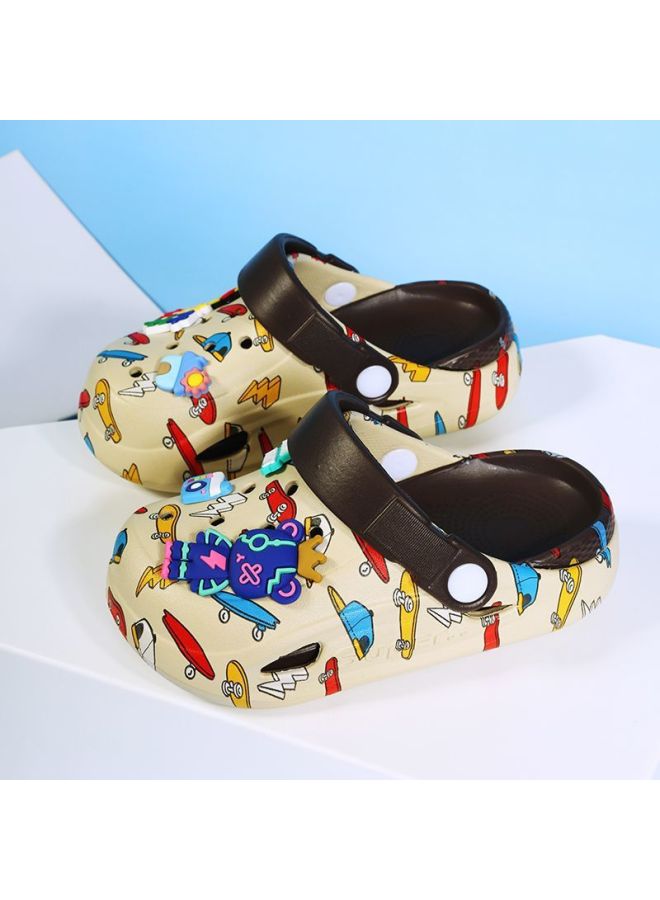 Children's Sandals 2025 Summer New Style Crocs Boys Anti-slip Soft Sole Closed-toe Outdoor Beach Sandals For Big Kids - Image 1