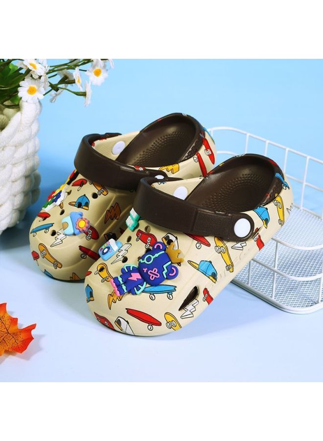 Children's Sandals 2025 Summer New Style Crocs Boys Anti-slip Soft Sole Closed-toe Outdoor Beach Sandals For Big Kids - Image 2