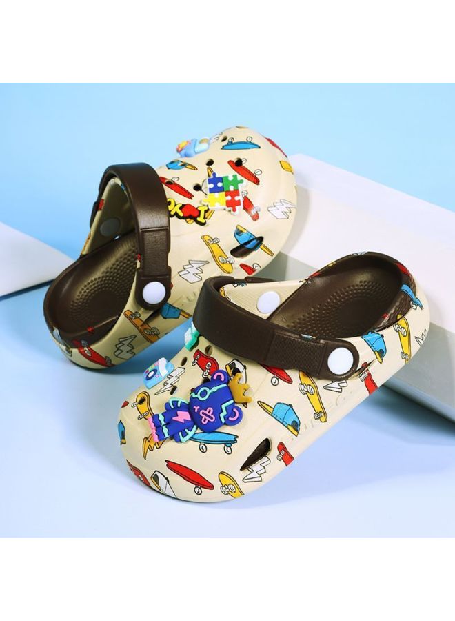 Children's Sandals 2025 Summer New Style Crocs Boys Anti-slip Soft Sole Closed-toe Outdoor Beach Sandals For Big Kids - Image 4