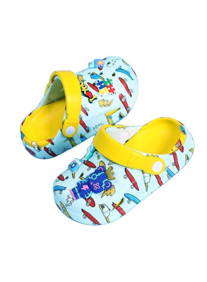 Children's Sandals 2025 Summer New Style Crocs Boys Anti-slip Soft Sole Closed-toe Outdoor Beach Sandals For Big Kids - Image 5