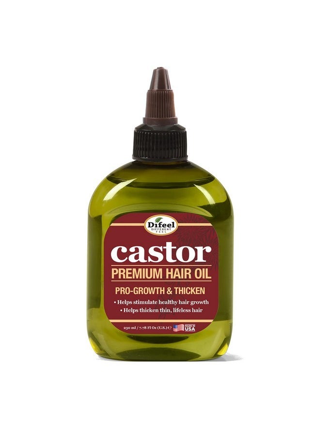 difeel Difeel 99% Natural Premium Hair Oil - Pro-Growth Castor Hair Oil 7.1 oz. - Natural Castor Oil for Hair Growth  - Image 1