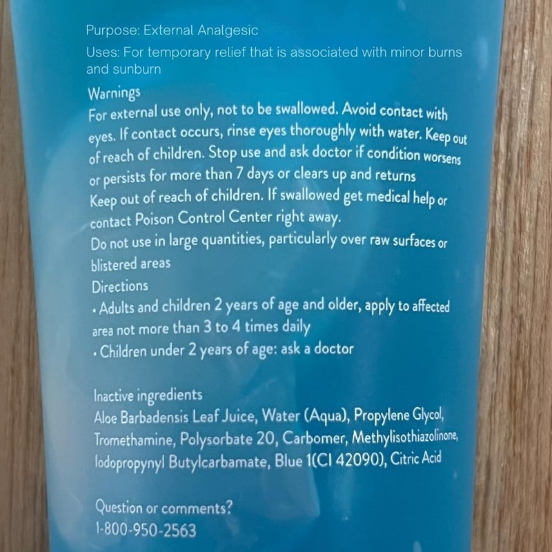 ALOE UP Aloe Ice Sunburn Relief Jelly - Face and Body Organic After Sun Gel - With 96.6% Pure Aloe Vera Gel - Reef Safe - Alcohol- and Fragrance-Free - 4 Oz - Image 2