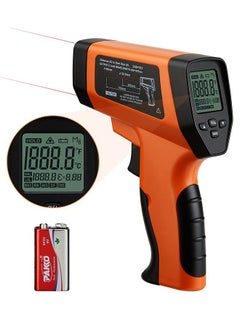 INKBIRD INKBIRD Dual Laser Infrared Thermometer for Cooking -50℃~750℃ Non-Contact Infrared Thermometer Gun for Pizza Oven Laser Temperature Gun with Holster DS Ratio 16:1 LCD Backlit INK-IFT03 OR  - Image 1