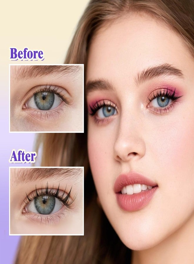 Arison Lashes Manga Lashes Clusters Fairy Individual Eyelash Extensions Spiky Anime Eyelash Anime Lash Cosplay DIY(Fairy Lashes-D-9-16Mix) - Image 4