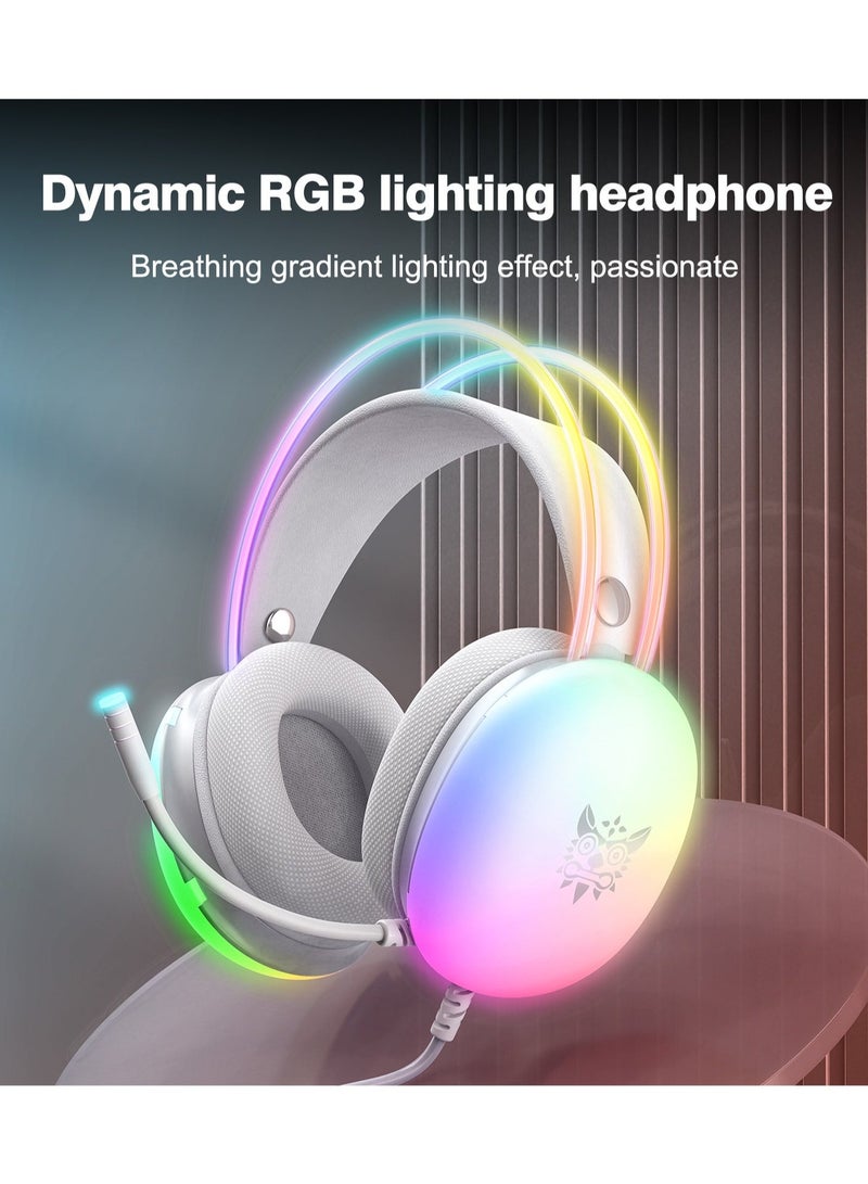 onikuma X25 Gaming Headset Over-Ear Gaming Wired Headphones with Mic for PS4/PS5/XOne/XSeries/NSwitch/PC - Image 2