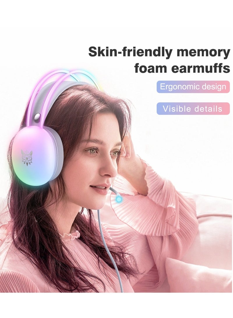 onikuma X25 Gaming Headset Over-Ear Gaming Wired Headphones with Mic for PS4/PS5/XOne/XSeries/NSwitch/PC - Image 5