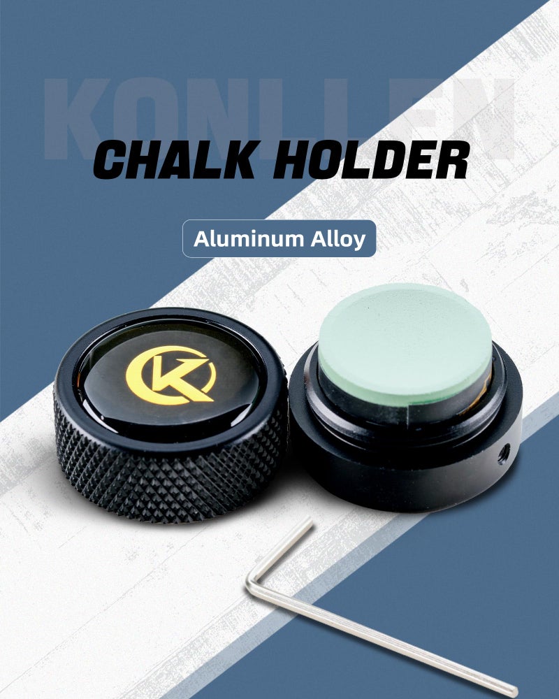 KONLLEN Chalk Holder Magnetic Clip Aluminum Alloy Chalk Tip Holder for Billiard Pool Snooker Billiard Accessories - Image 2
