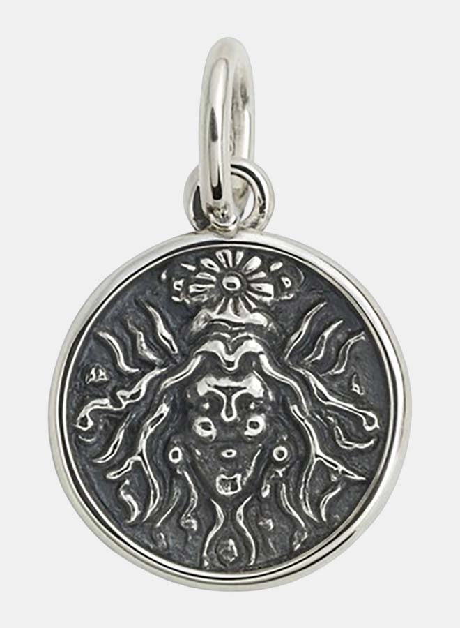 Leo Zodiac Sterling Silver Pendant