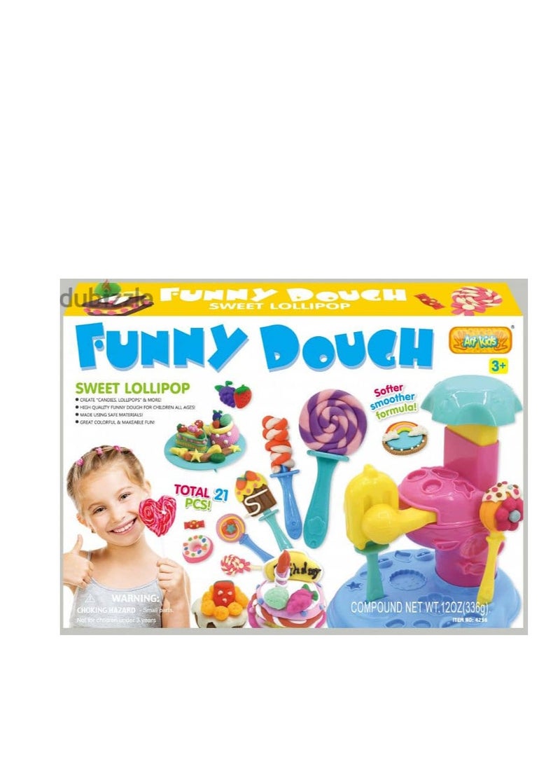 ارت آيس كريم عجينة مضحكة للأطفال وحلوى مصاصة