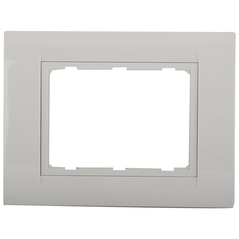 ANCHOR Polycarbonate Roma 3 Module Tresa Plate (Standard Size, White) - Image 5