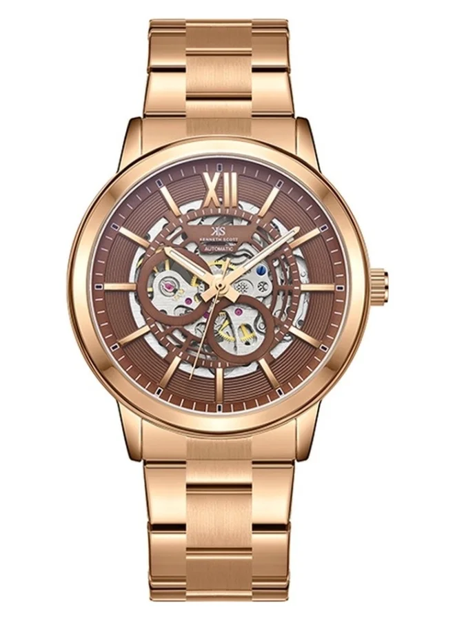 KENNETH SCOTT Stainless Steel Automatic  Watch K24324-DBDD - 43.5 mm