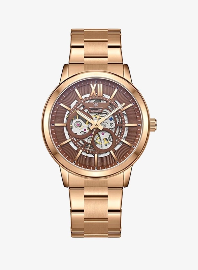 KENNETH SCOTT Stainless Steel Automatic  Watch K24324-DBDD - 43.5 mm - Image 1