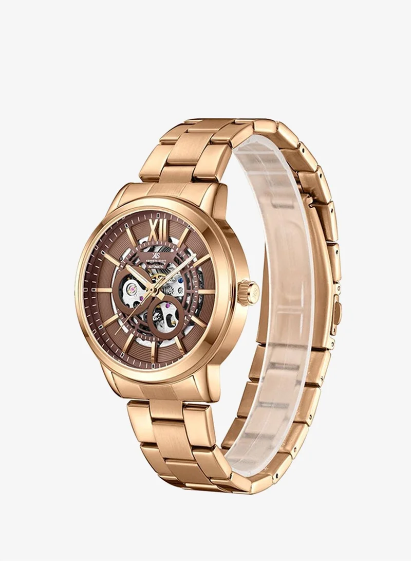 KENNETH SCOTT Stainless Steel Automatic  Watch K24324-DBDD - 43.5 mm
