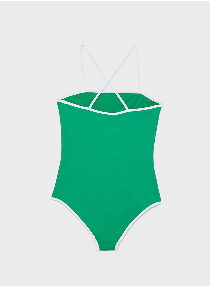TOMMY HILFIGER Kids Logo Swimsuit  - Image 2